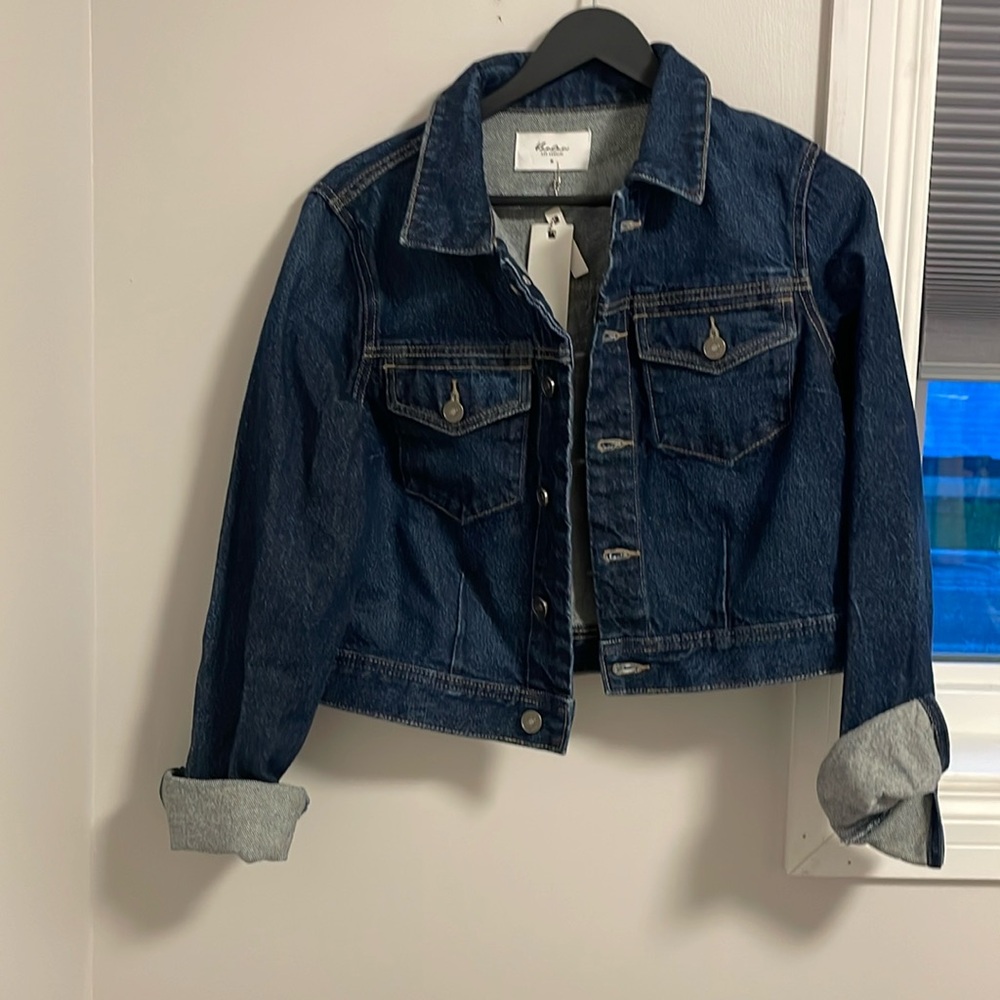 KanCan Wesley Cropped Jean Jacket